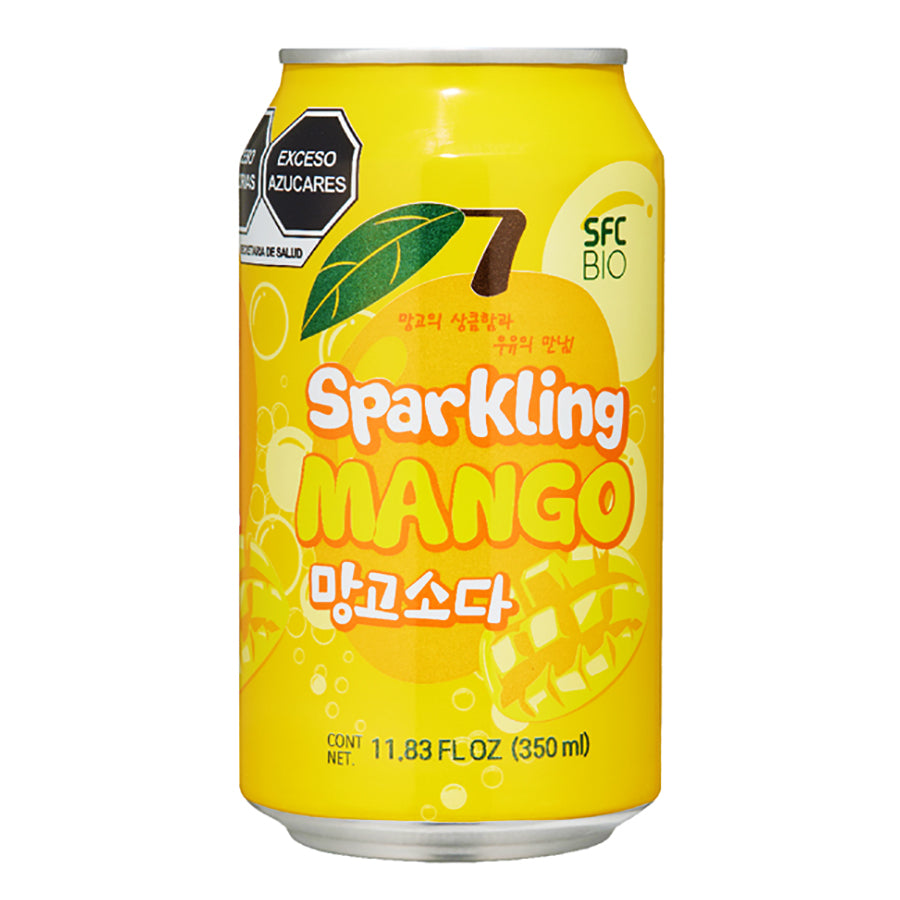 JUGO DE MANGO CON GAS 350ML  1CAJA(24und)